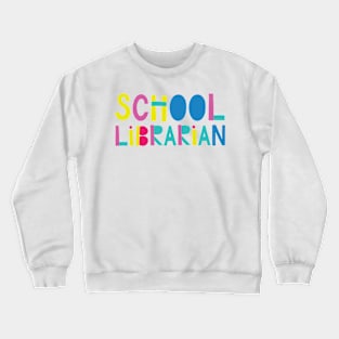 School Librarian Gift Idea Cute Back to School Crewneck Sweatshirt